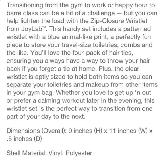 JOY LAB Zip Closure Wristlet Bundle NWOT - Picture 5 of 6